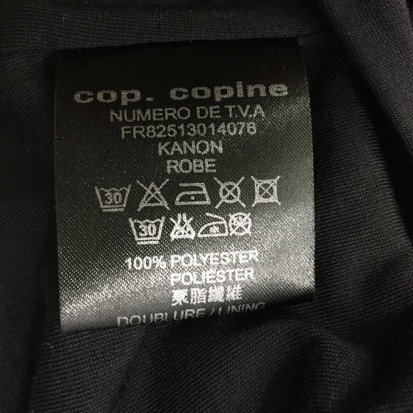 COP COPINE 2ply Fabric Multi-Color Print KANON Bubble Hem Overlay Details Dress - Picture 4 of 13